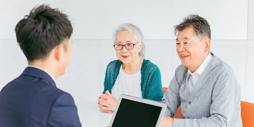 大田区にある葬儀の宝珠での葬儀をご検討中のご高齢夫婦