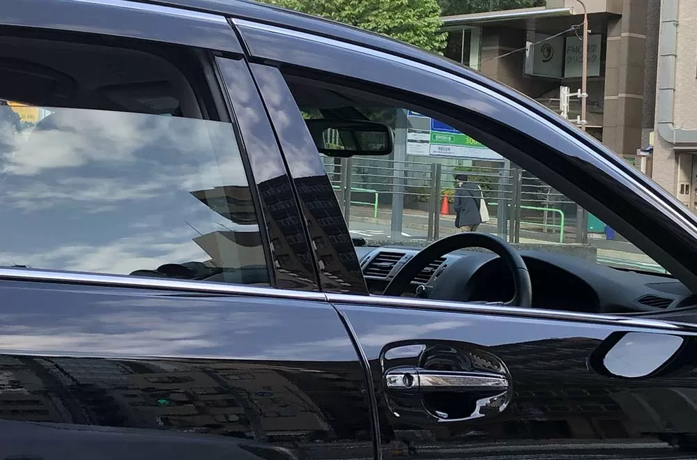 大田区の葬儀の宝珠がお迎えに上がる車の写真